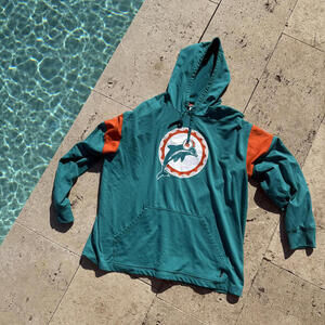 Nike NFL Miami Dolphins Dri-Fit Hoodie Sweatshirt XL
